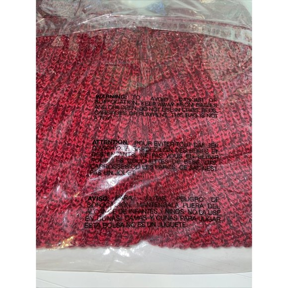 Women's Apt. 9 Mitered-Front Boatneck Top in Red Marl Lurex Size Small $40.00 - Picture 6 of 6